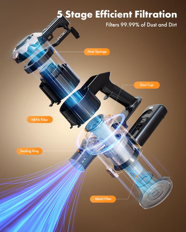 8-in-1 lightweight cordless vacuum